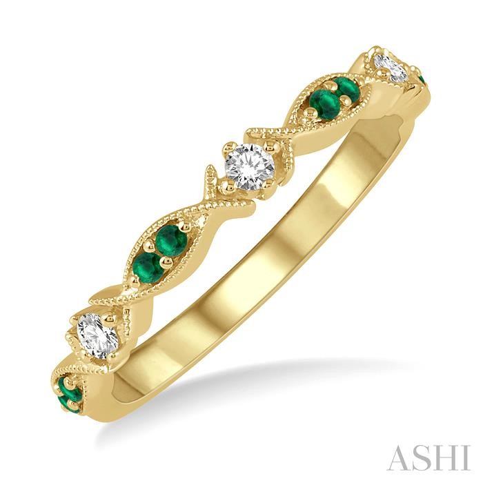 GEMSTONE & DIAMOND BAND