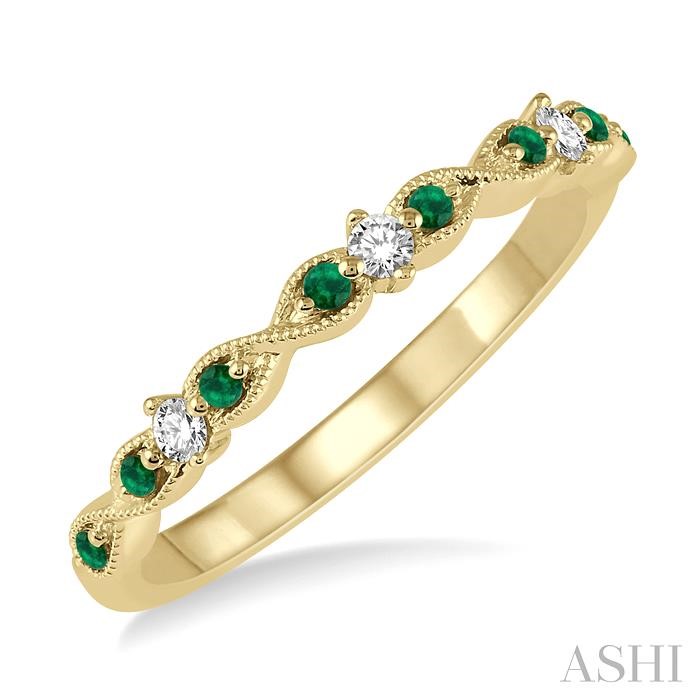 GEMSTONE & DIAMOND BAND