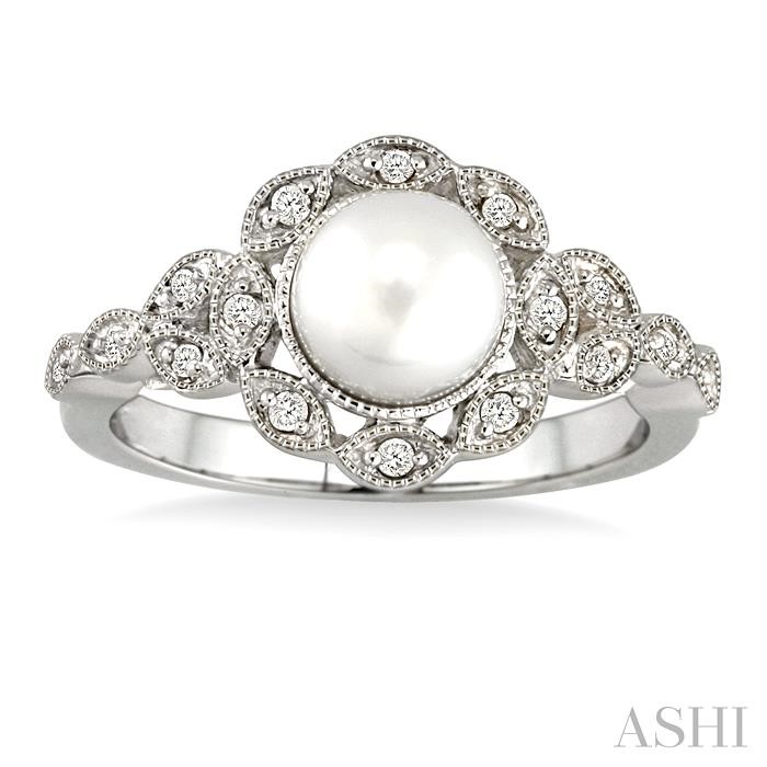 Pearl & Diamond Fashion Ring-2