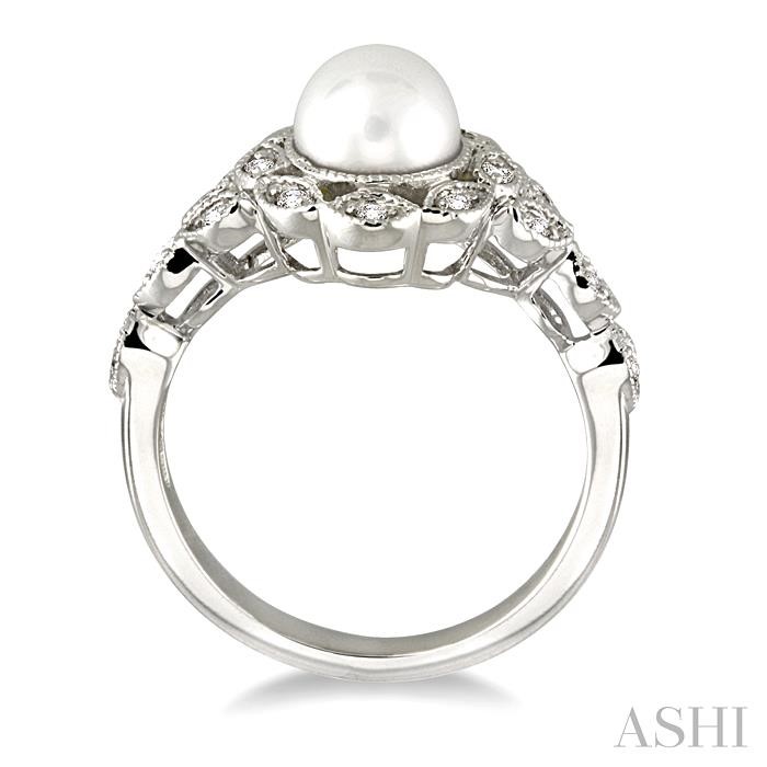 Pearl & Diamond Fashion Ring-3
