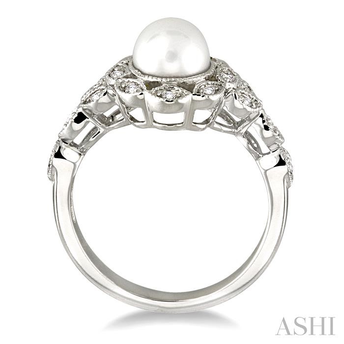Pearl & Diamond Fashion Ring-3