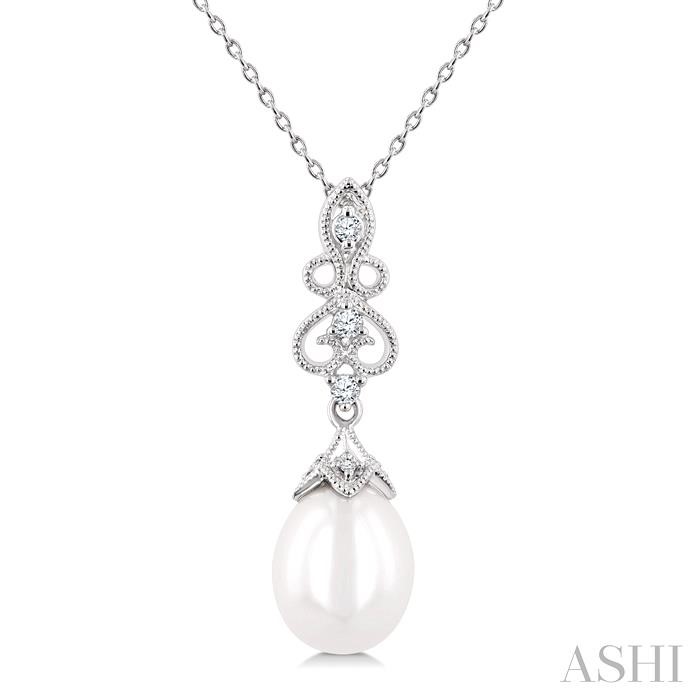 Pearl & Diamond Fashion Pendant