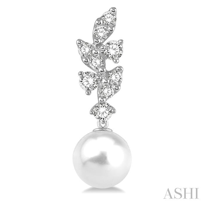 Pearl & Diamond Fashion Earrings-2