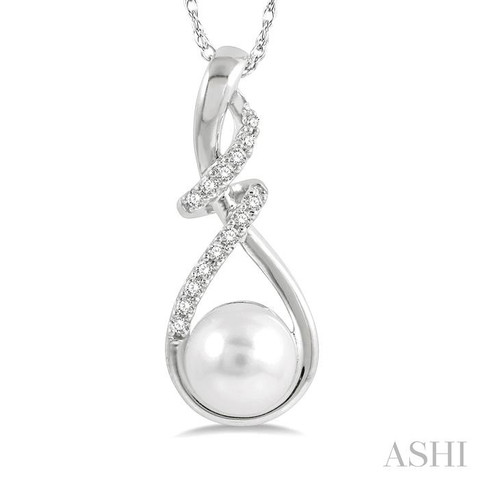 Pearl & Diamond Fashion Pendant-3