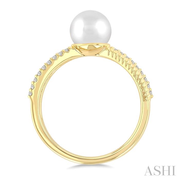 Pearl & Diamond Fashion Ring-3