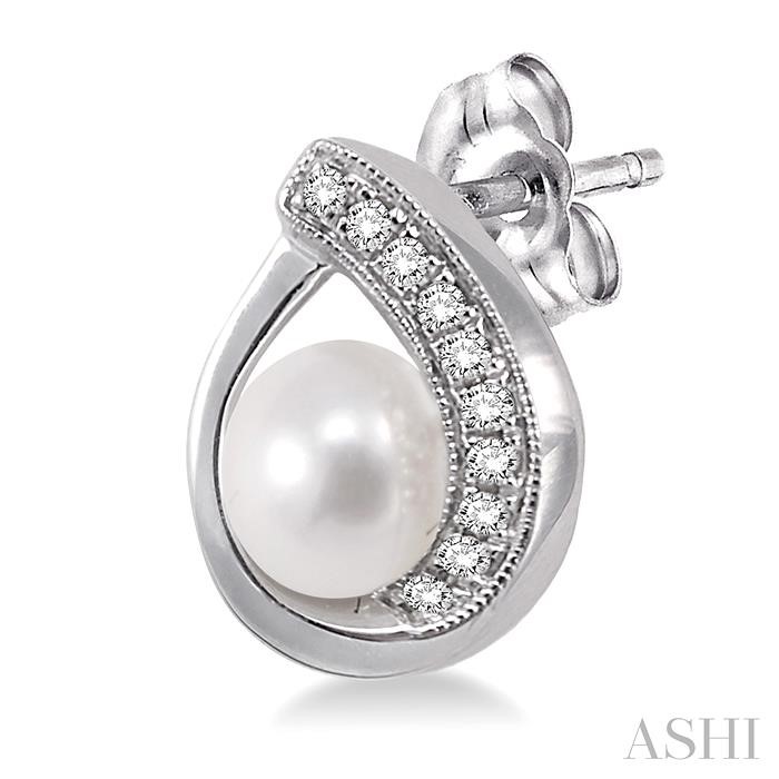 Pearl & Diamond Fashion Earrings-3