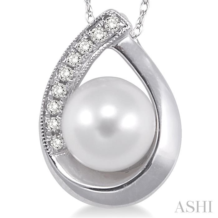 Pearl & Diamond Fashion Pendant-3