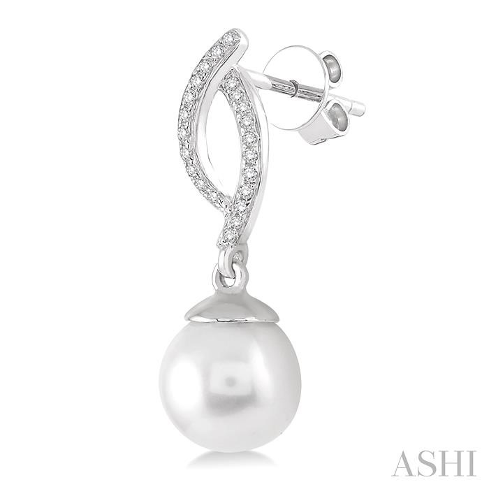 Pearl & Diamond Fashion Earrings-3