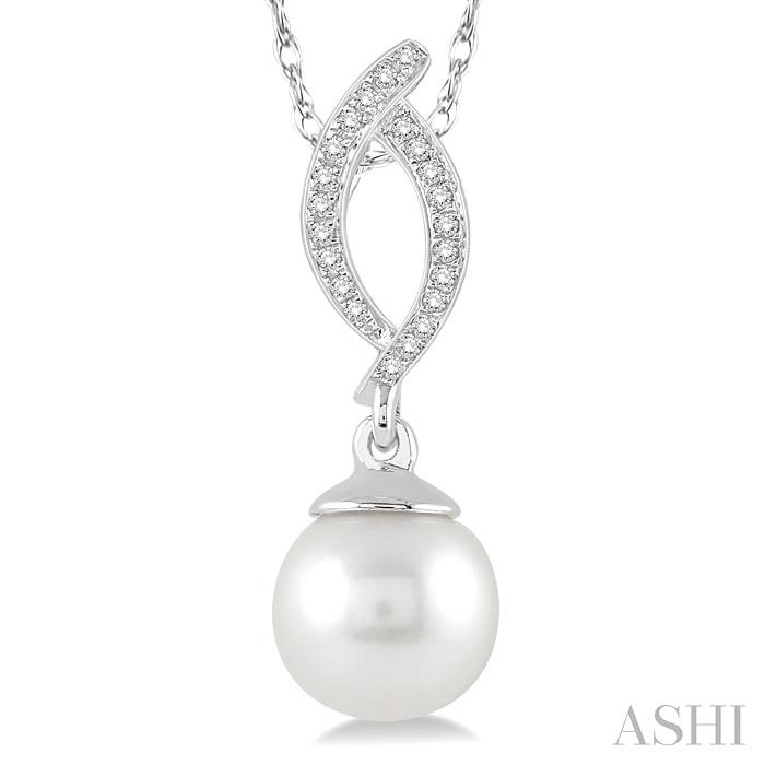 Pearl & Diamond Fashion Pendant-3
