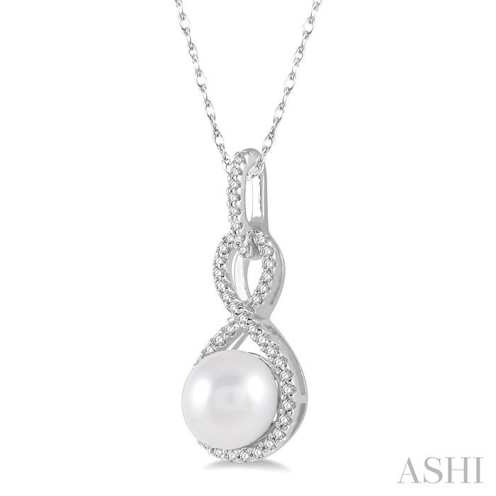Pearl & Diamond Fashion Pendant-2