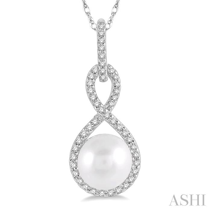 Pearl & Diamond Fashion Pendant-3