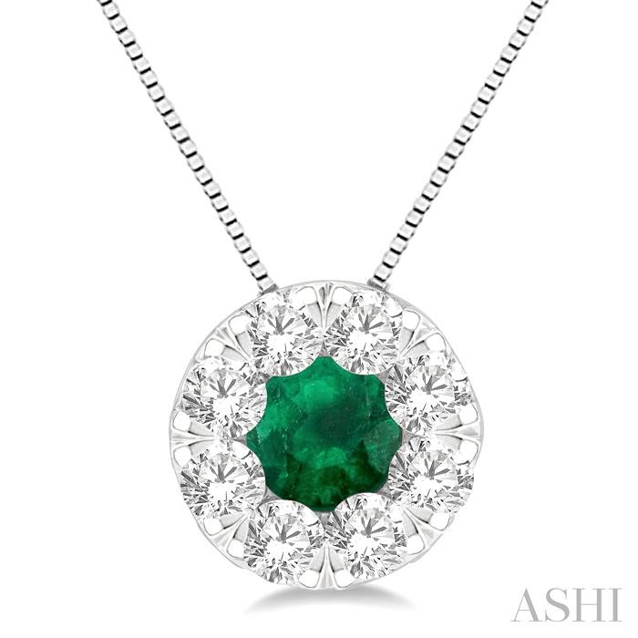 LOVEBRIGHT GEMSTONE & DIAMOND PENDANT