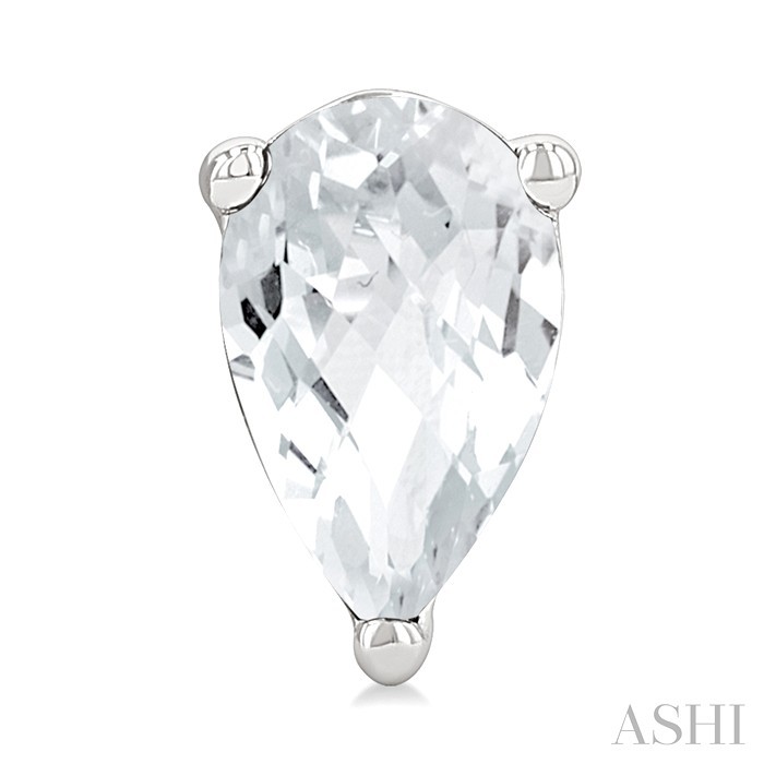 Pear Shape Gemstone Stud Earrings