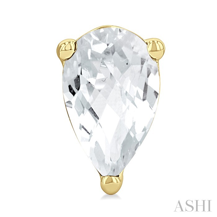 Pear Shape Gemstone Stud Earrings