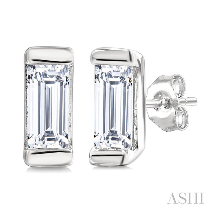 Baguette Diamond Petite Fashion Earrings