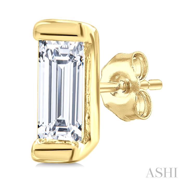 Baguette Diamond Petite Fashion Earrings-3