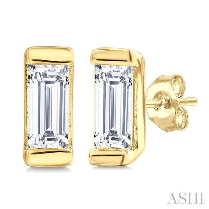 Baguette Diamond Petite Fashion Earrings