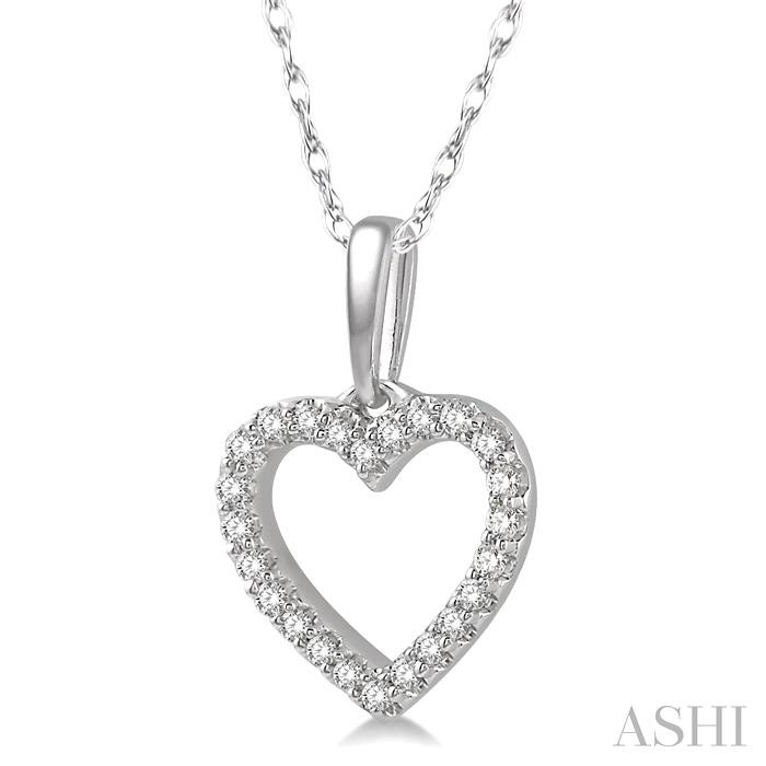 Heart Shape Petite Diamond Fashion Pendant-2