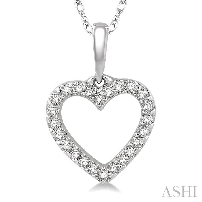 Heart Shape Petite Diamond Fashion Pendant-3