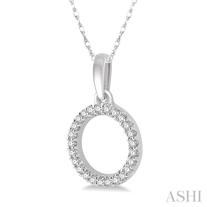 Circle Petite Diamond Fashion Pendant-2