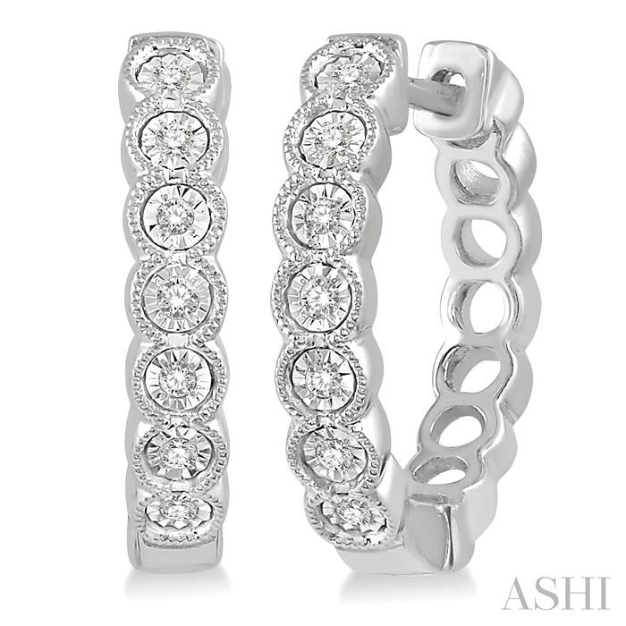 DIAMOND HOOP EARRINGS