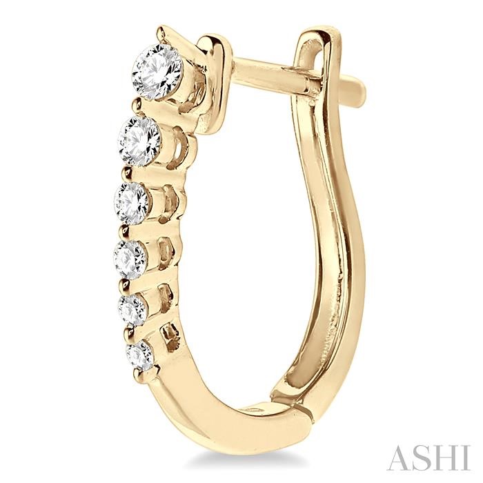 Journey Diamond Hoop Earrings-3