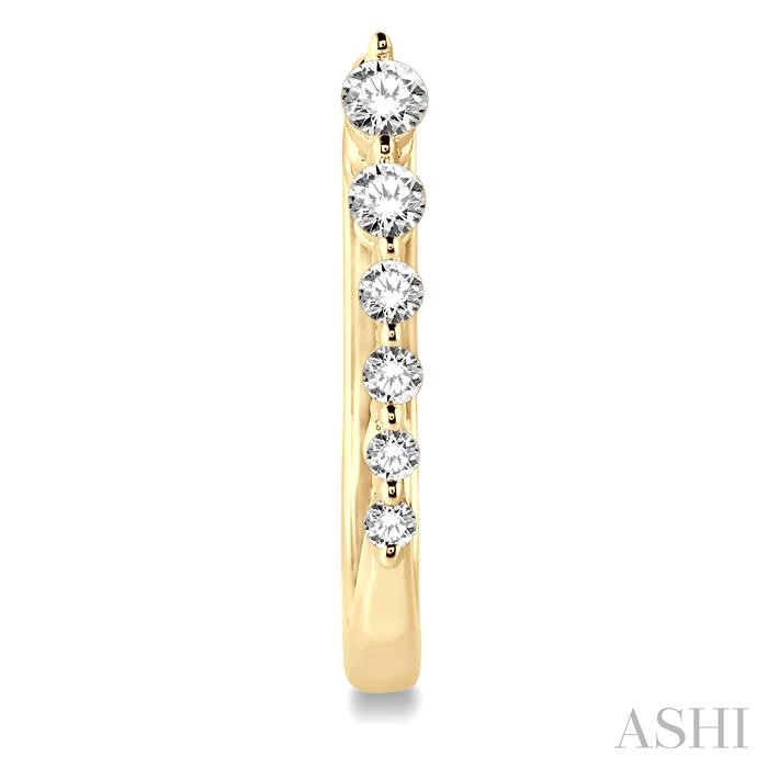 Journey Diamond Hoop Earrings-2