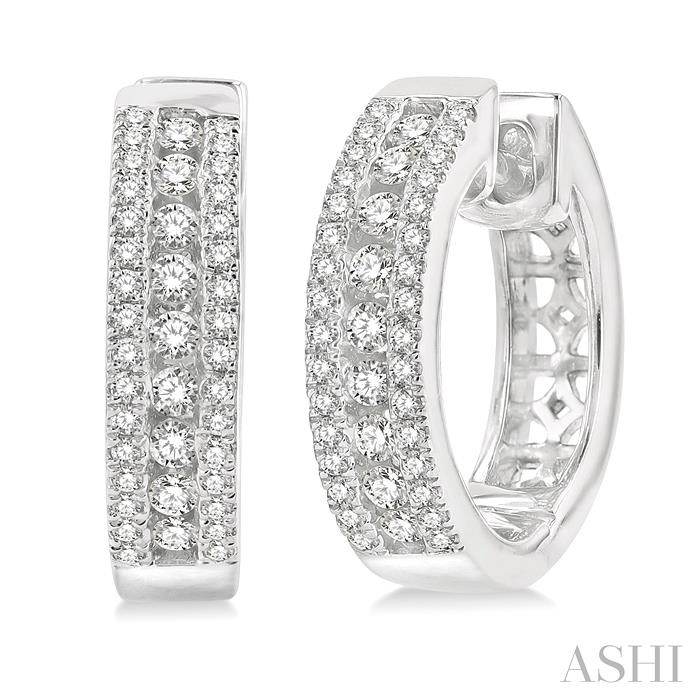 DIAMOND HOOP EARRINGS