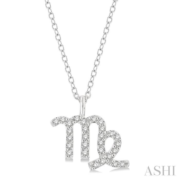 VIRGO ZODIAC DIAMOND PENDANT