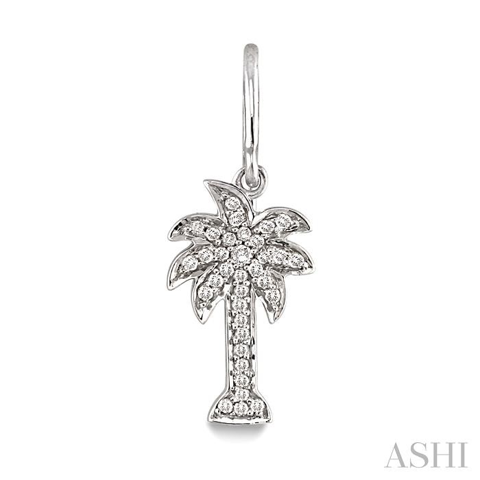 Palm Tree Diamond Fashion Earrings-2