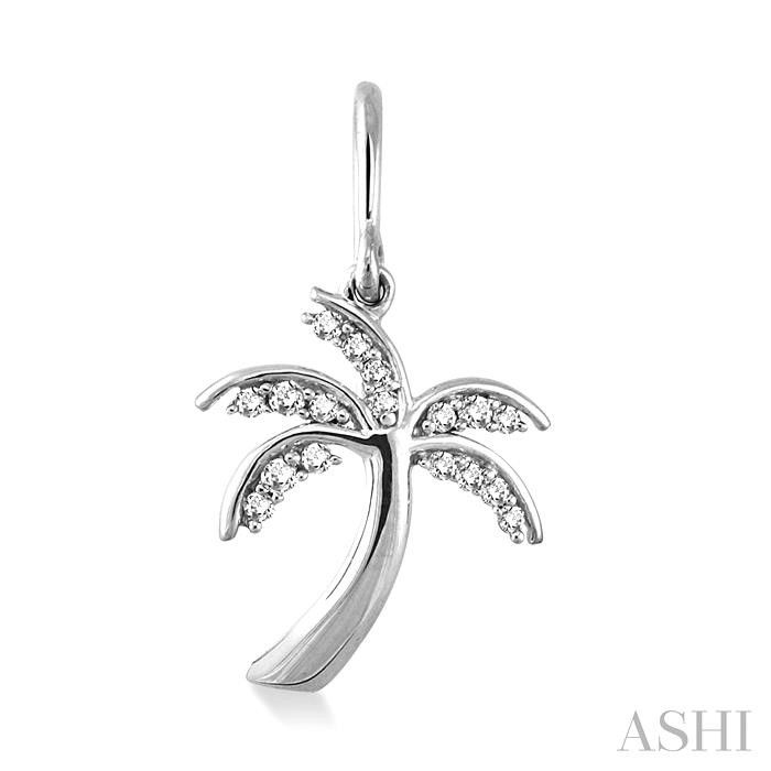 Palm Tree Diamond Fashion Earrings-2