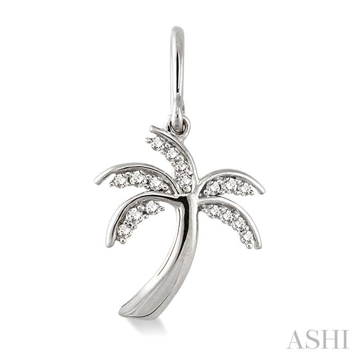 Palm Tree Diamond Fashion Earrings-2