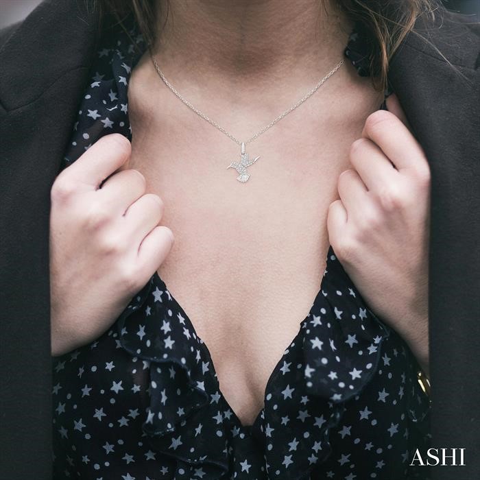 Hummingbird Petite Diamond Fashion Pendant-4