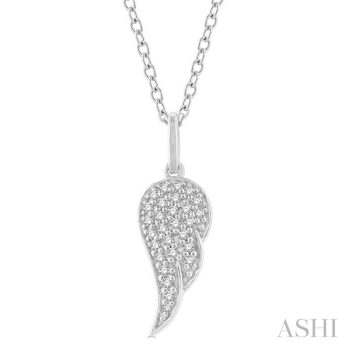 ANGEL WINGS PETITE DIAMOND FASHION PENDANT