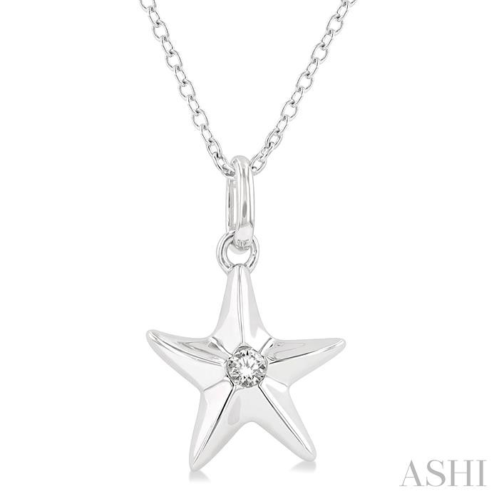 STARFISH PETITE DIAMOND FASHION PENDANT