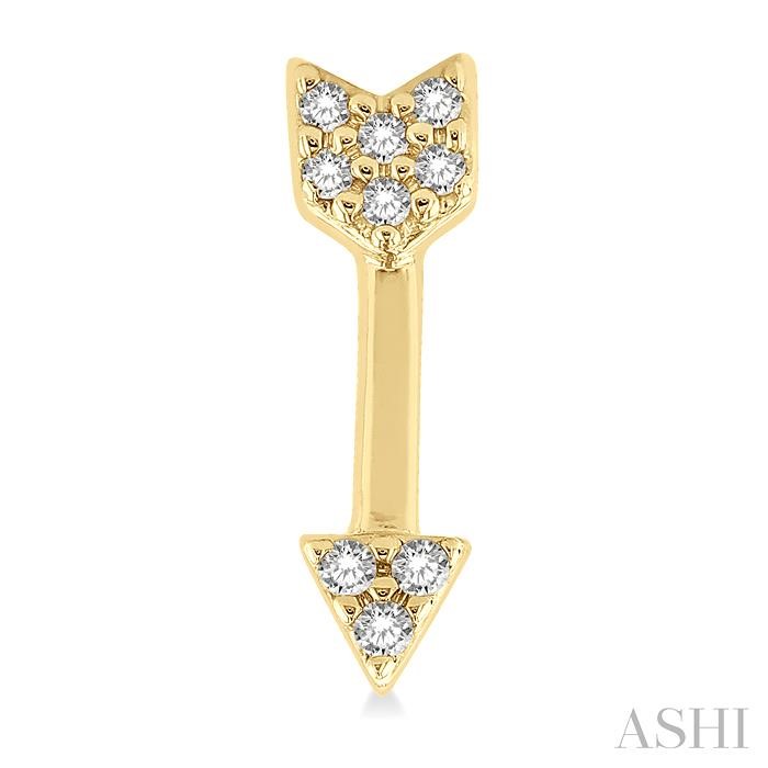 Arrow Petite Diamond Fashion Earrings-2