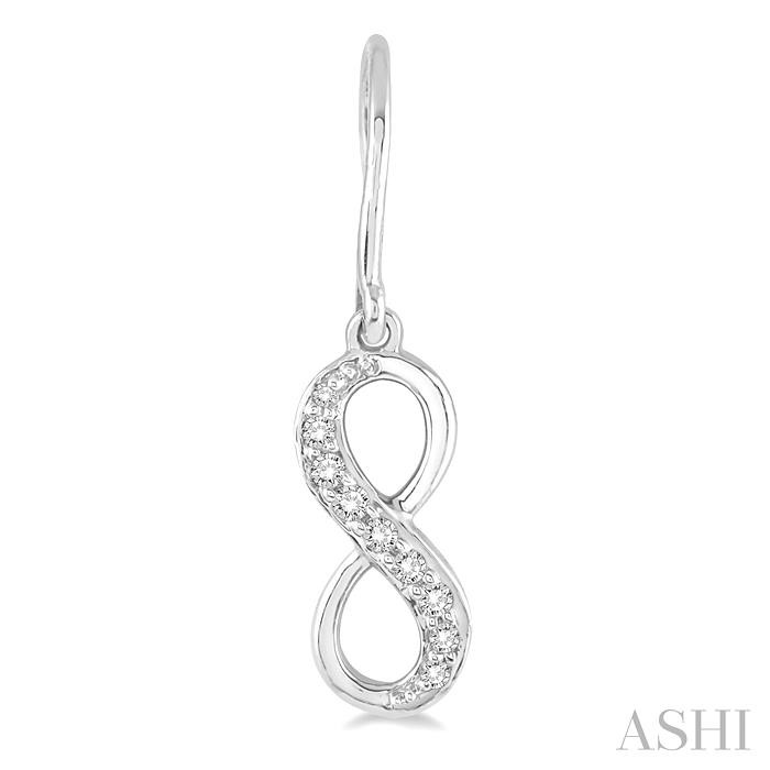 Infinity Petite Diamond Fashion Earrings-2