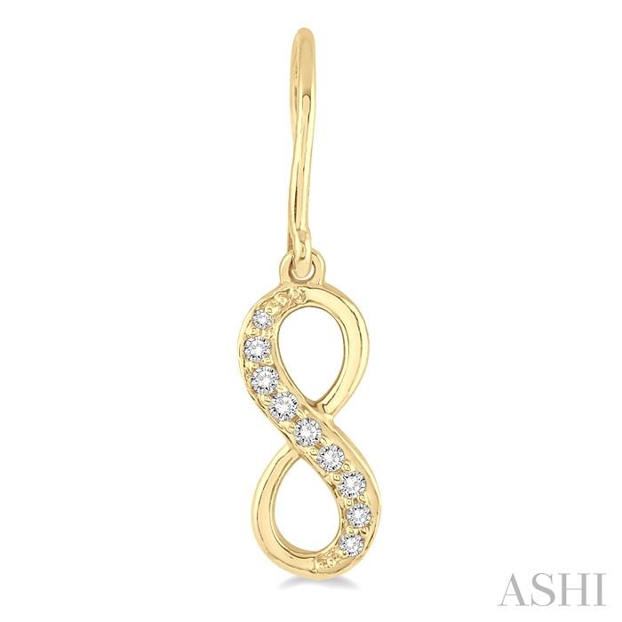 Infinity Petite Diamond Fashion Earrings-2