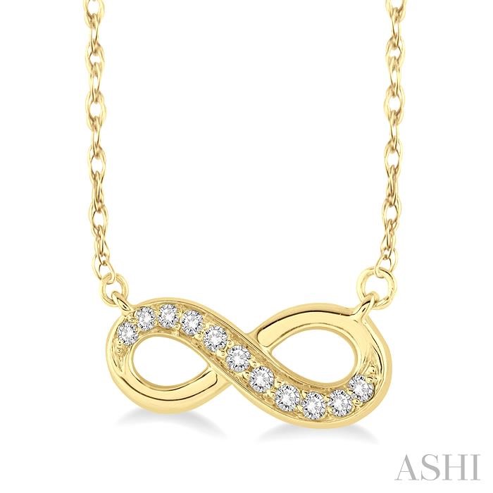 Infinity Petite Diamond Fashion Pendant-2
