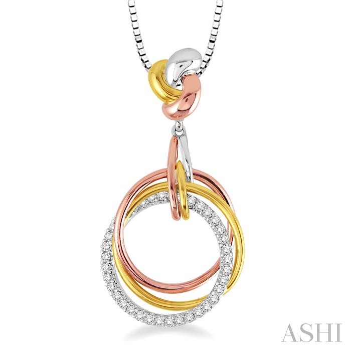 CIRCLE DIAMOND FASHION PENDANT