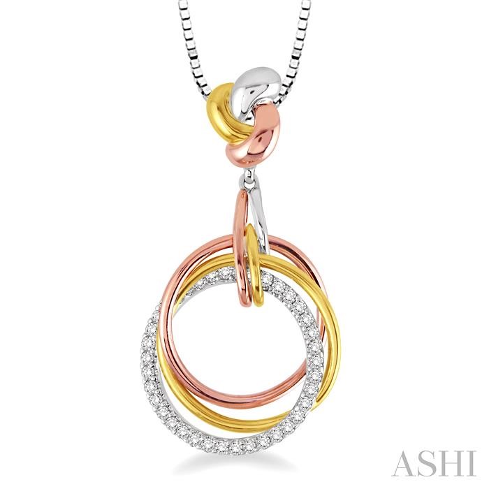 CIRCLE DIAMOND FASHION PENDANT