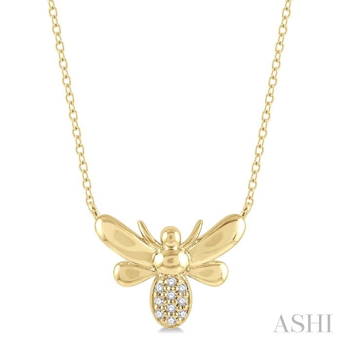 BUMBLE BEE PETITE DIAMOND FASHION PENDANT