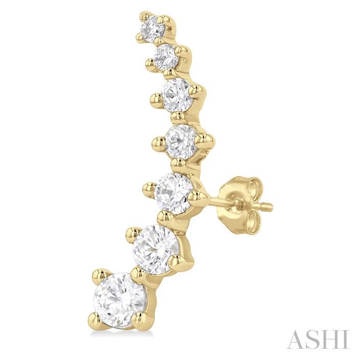 Diamond Fashion Ear Climbers-3
