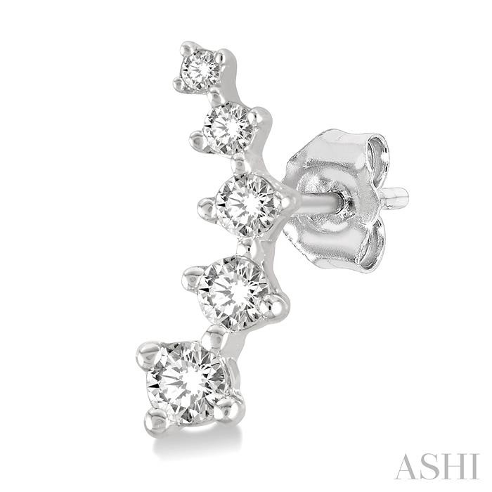 Petite Diamond Fashion Ear Climbers-3