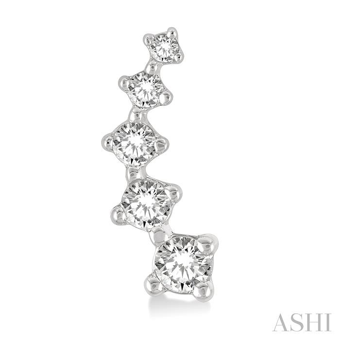Petite Diamond Fashion Ear Climbers-2