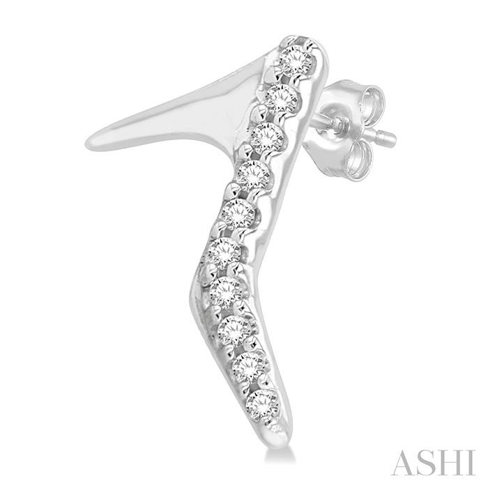 High Heel Petite Diamond Fashion Earrings-3