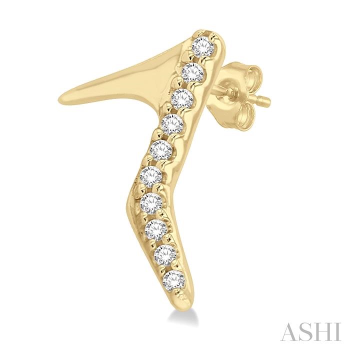High Heel Petite Diamond Fashion Earrings-3