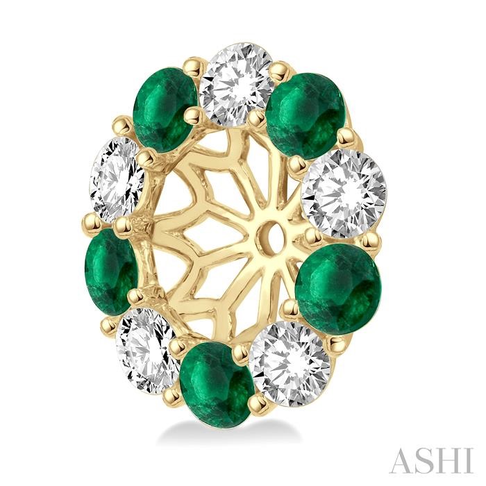 Gemstone & Diamond Earrings Jacket-3