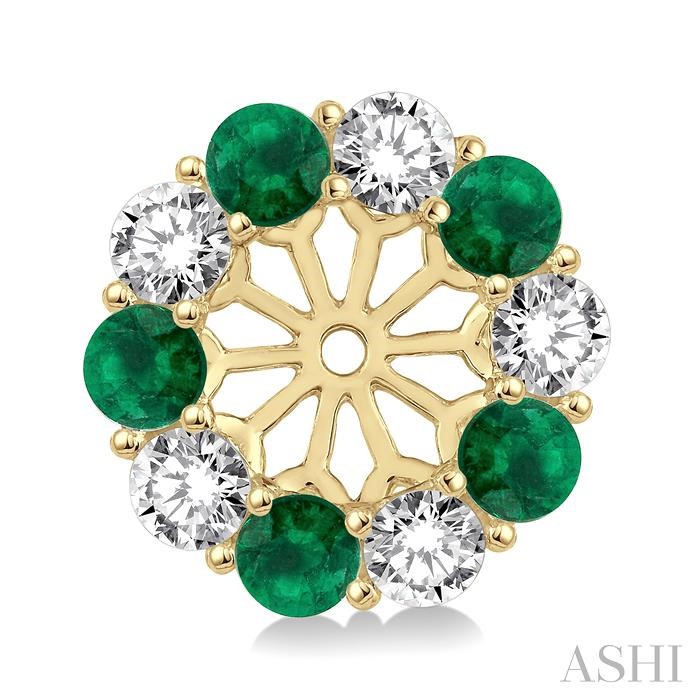 Gemstone & Diamond Earrings Jacket-2