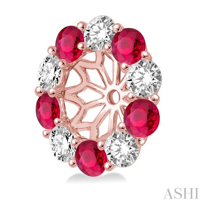 Gemstone & Diamond Earrings Jacket-3